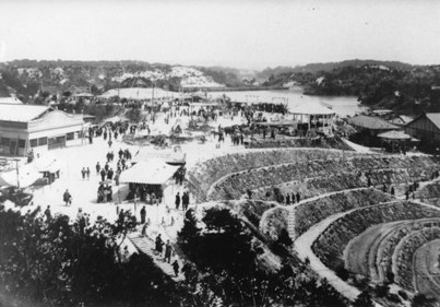 8 甲陽遊園地遠望（旧池田一郎氏資料）