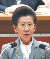 原田園子教育委員長