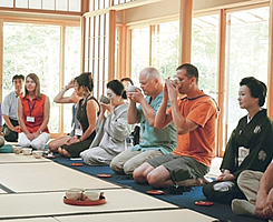 写真：スポーケン市から記念訪問団が来西