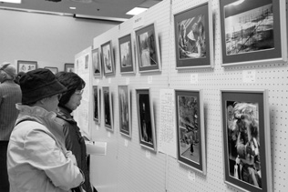 写真：宮水学園祭作品展示