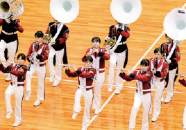 写真：上甲子園中学校吹奏楽部