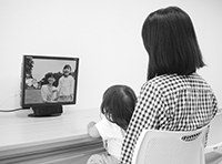 写真：かおテレビ体験