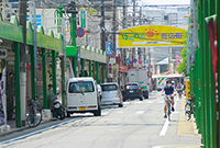 写真：商店街