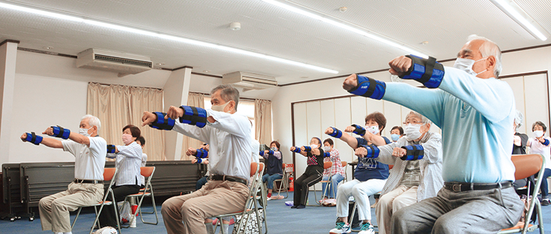 写真：西宮いきいき体操の様子