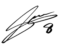 佐藤輝明さんのサイン