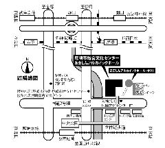 あましんアルカイックホール会場案内図