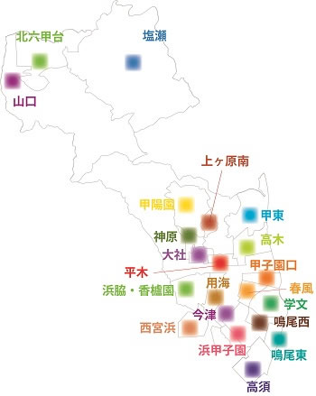 エココミュニティ会議　位地図