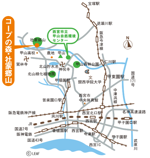 ☆社家郷山地図☆