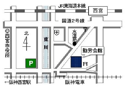 勤労会館マップ