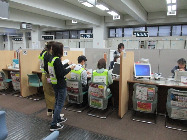 他市の体験調査写真