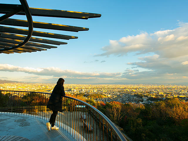 甲山 森林公園の展望台