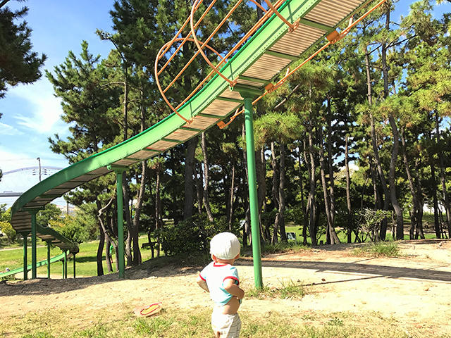 甲子園浜海浜公園 すべり台