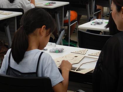 親子で学ぶ環境教室の様子