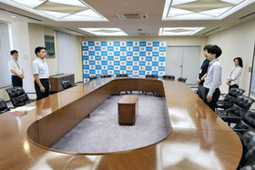 令和8年熊本地震に係る派遣職員の出発式が行われました