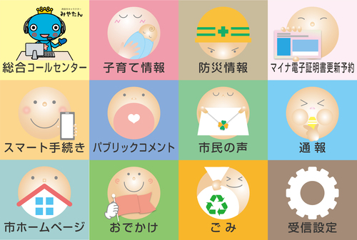 市公式LINEメニュー