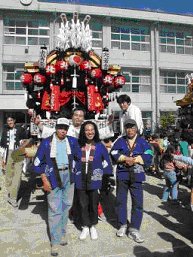 西宮神社での歓迎会1